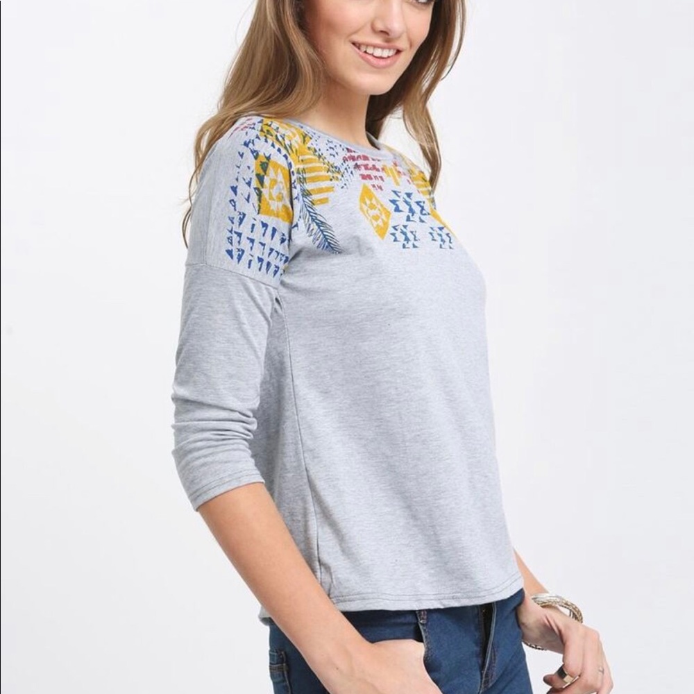 🆕 Geometric Print Top - Picture 4 of 6